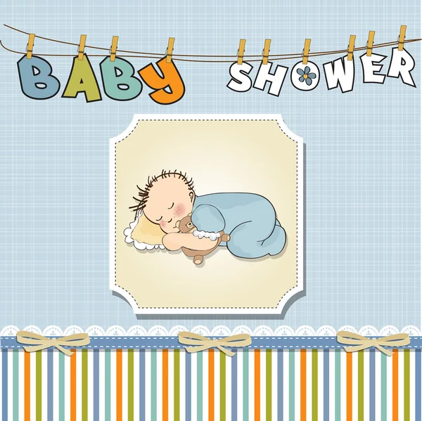 Welcome baby card — Stock Vector