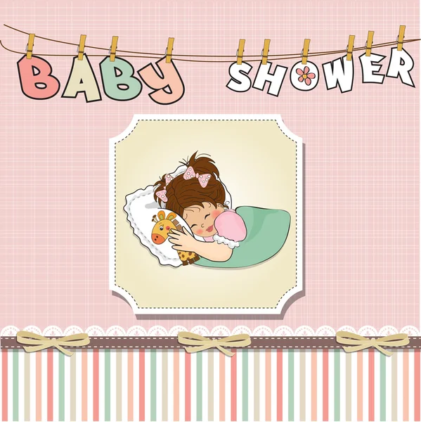 Benvenuto baby card — Vettoriale Stock