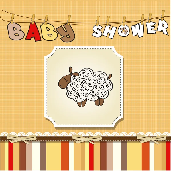 Benvenuto baby card — Vettoriale Stock