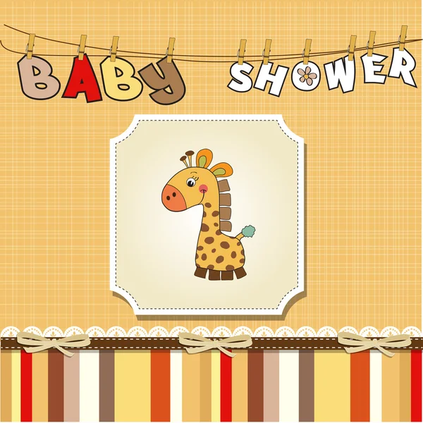 Bem-vindo baby card — Vetor de Stock