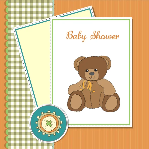 Welcome baby card — Stock Vector