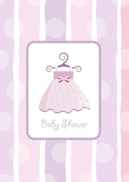 Welcome baby card — Stock Vector