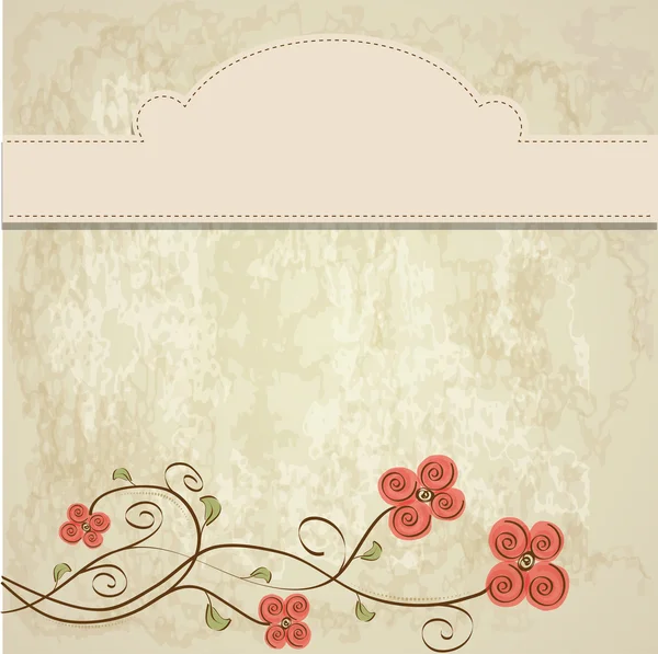 Fundo floral — Vetor de Stock