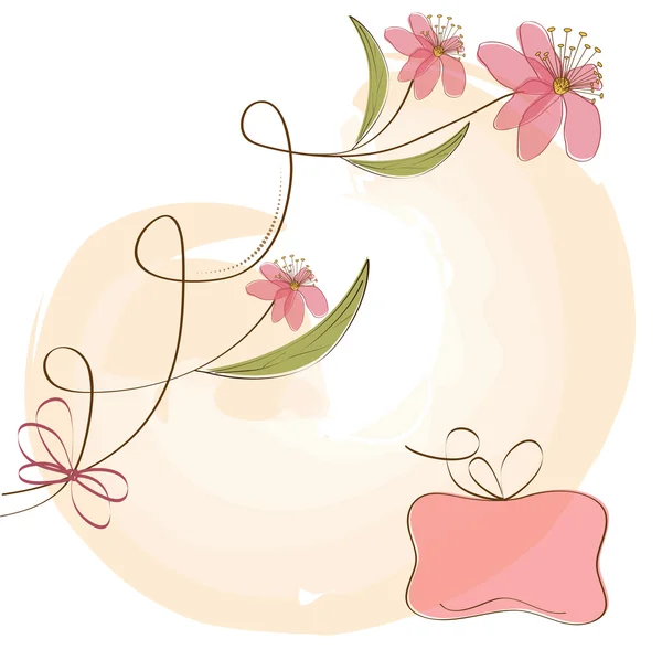 Bloemen achtergrond — Stockvector