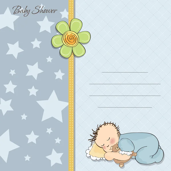 Welcome baby card — Stock Vector