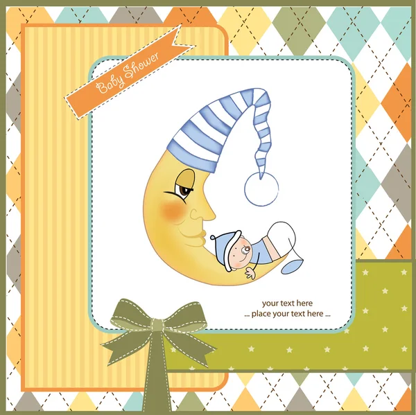 ようこそ赤ちゃんカード — ストックベクタ