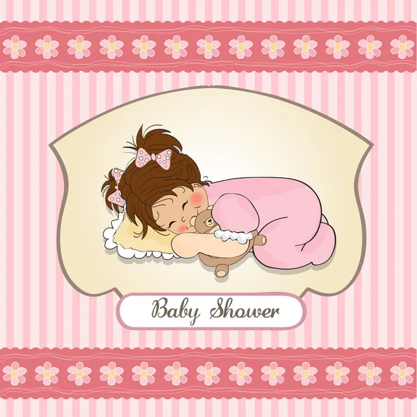 Benvenuto baby card — Vettoriale Stock