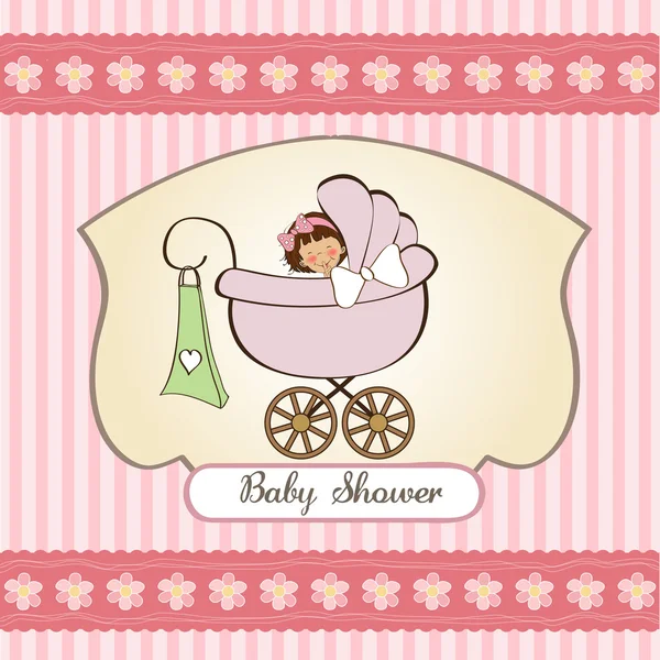 Benvenuto baby card — Vettoriale Stock