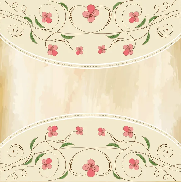 Floral background — Stock Vector