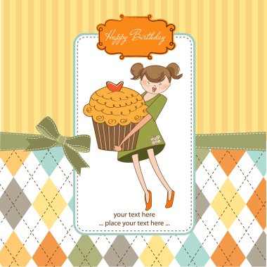 kız ve cupcake