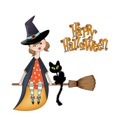 Halloween cadı arka plan