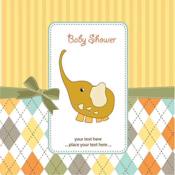 Welcome baby card — Stock Vector