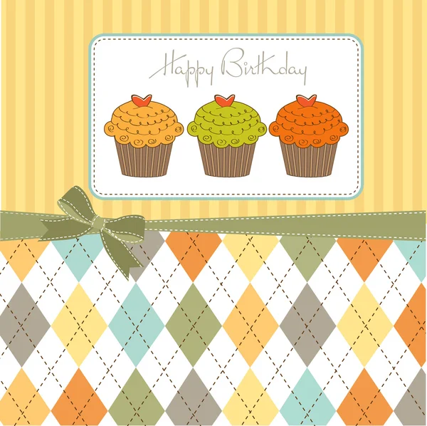 Birthday greeting card — Stock Vector