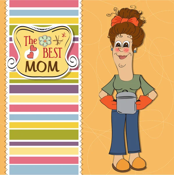 Best mom — Stock Vector