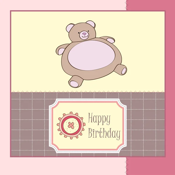 Carte de vœux anniversaire — Image vectorielle