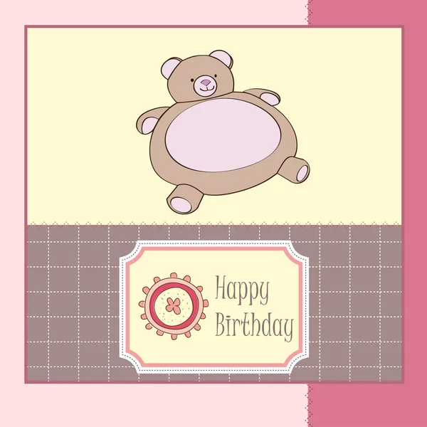 Birthday greeting card — Stock Vector