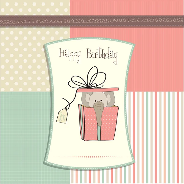 Birthday greeting card — Stock Vector