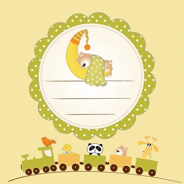 Baby shower card — Stock Vector