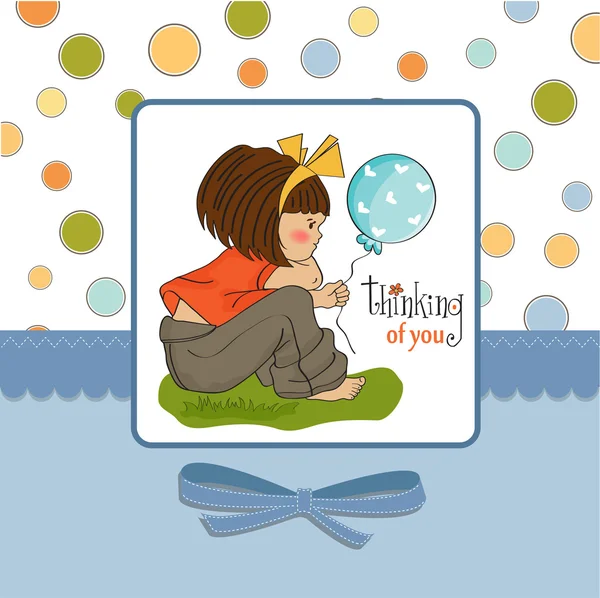 Young girl — Stock Vector