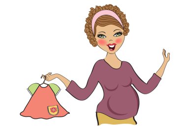 alışveriş, hamile kadın