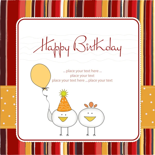 Party greeting card — Stock Vector