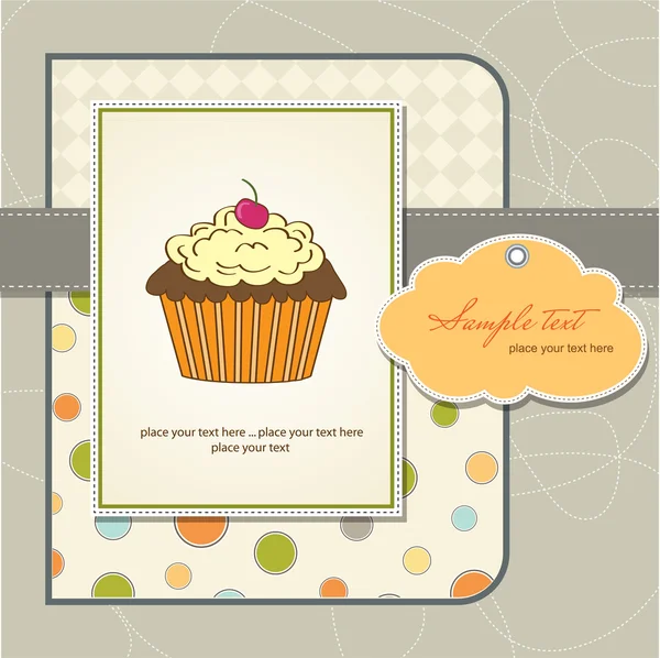 Birthday greeting card — Stock Vector