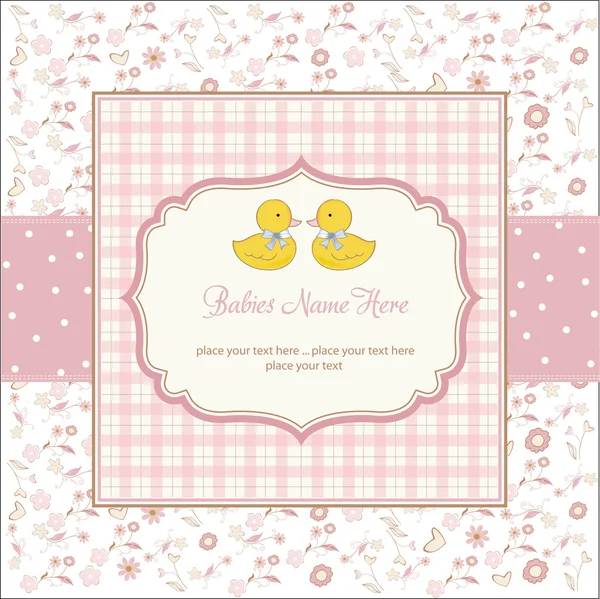 Baby shower — Stock Vector