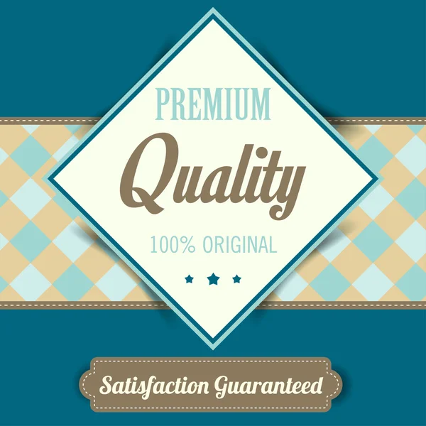 Affiche de qualité premium — Image vectorielle