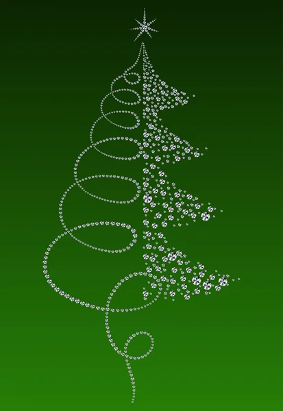 Lüks Noel ağacı — Stok Vektör