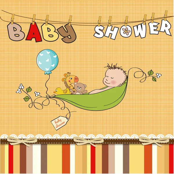 Babydusche — Stockvektor