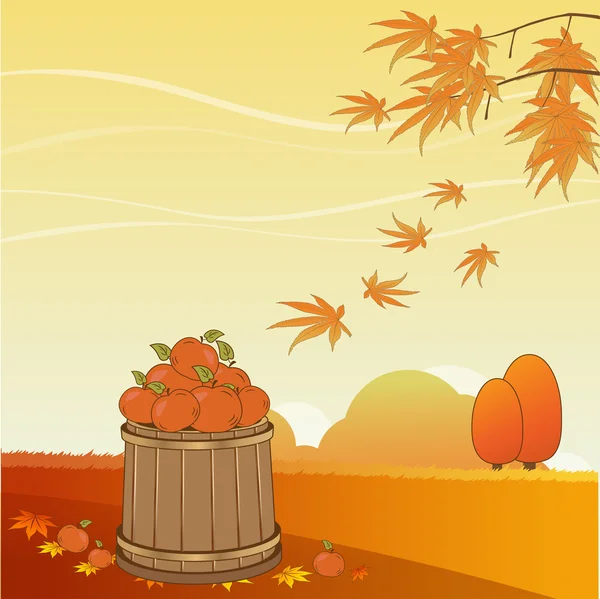 Autumn background — Stock Vector