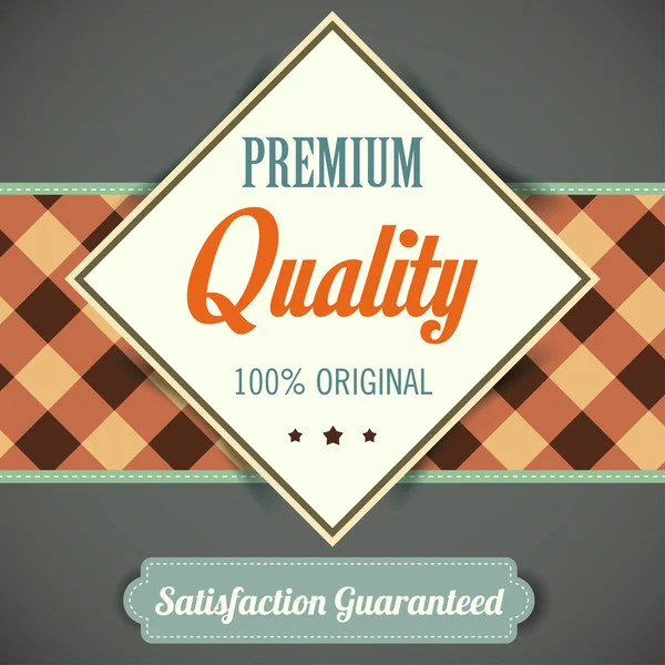 Cartaz de qualidade premium — Vetor de Stock