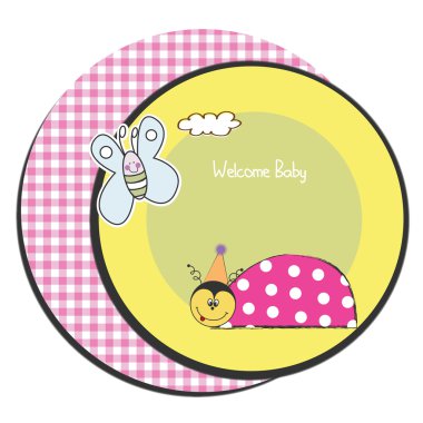 mutlu doğum günü kartı ile uğur böceği