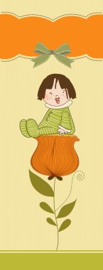 Bebek partisi kartı.