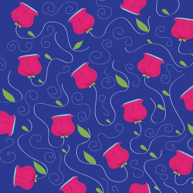 Çiçeklerle kusursuz bir arkaplan