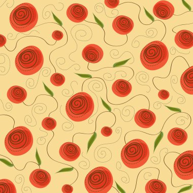 Çiçeklerle kusursuz bir arkaplan