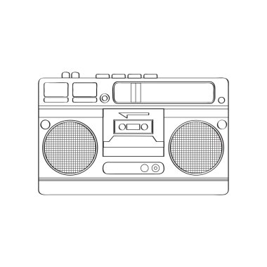 Beyaz arka plan üzerinde izole Vintage patlama kutusu