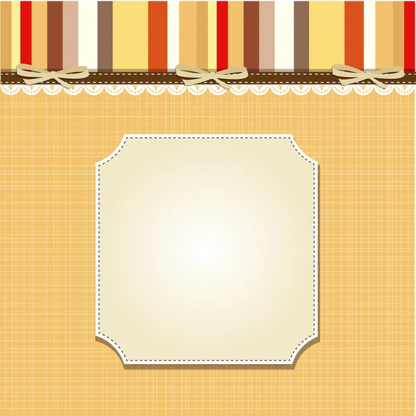 Diseño fresco del marco de plantilla para la tarjeta de felicitación — Archivo Imágenes Vectoriales