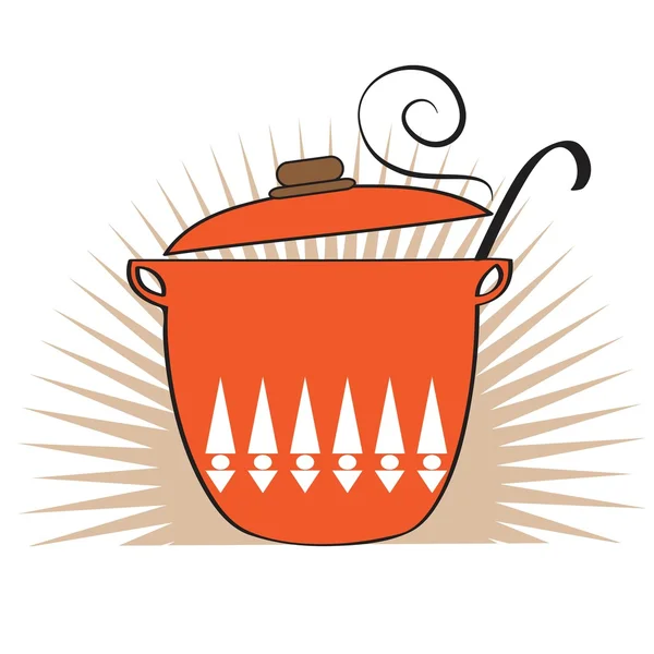 Cooking pan icon — Stock Vector