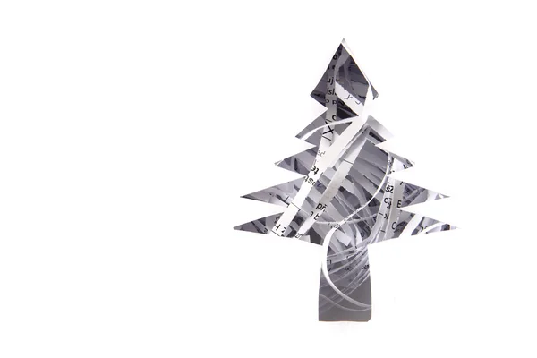 Albero di Natale dalla carta — Foto Stock