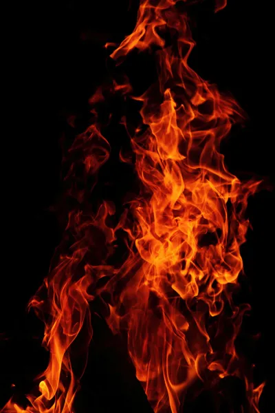赤い炎の背景 — ストック写真