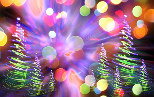 Xmas forest — Stock Photo, Image