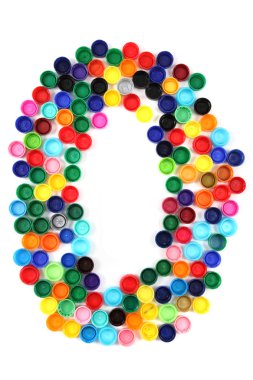 o mektubu plastik alfabesinden