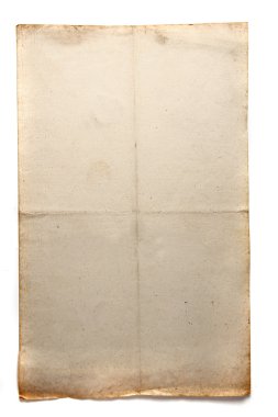 eski boş kağıt