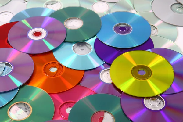 Fundo de tecnologia de CD e DVD — Fotografia de Stock