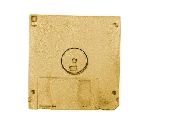 Disco floppy dorato — Foto Stock