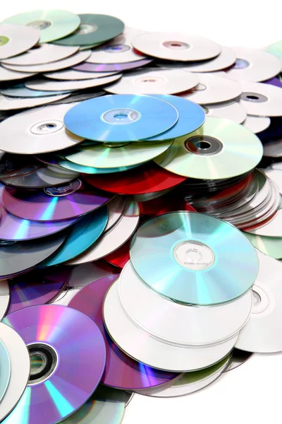 Cd and dvd background — Stock Photo, Image