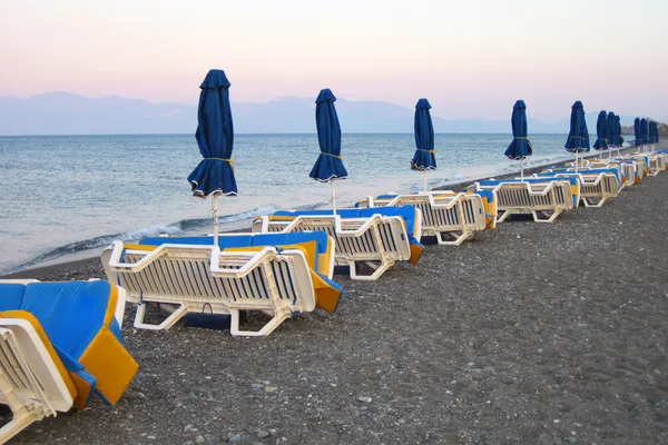 Playa vacía en Grecia — Foto de Stock