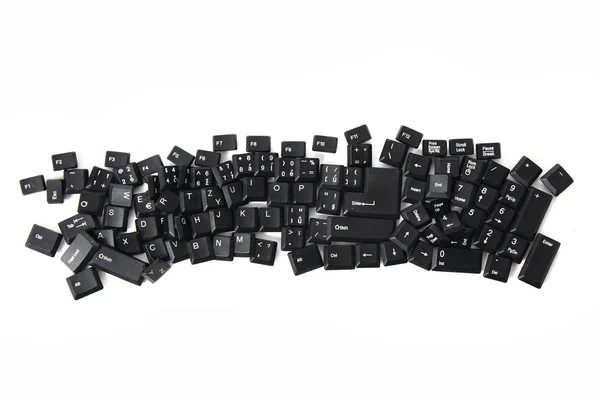 Chaos klávesnice — Stock fotografie