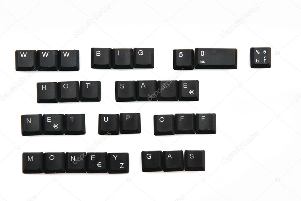 Www Hot Sale Money Net Off And Other Words From Keyboard - 
